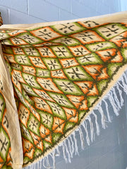 Ikat Beach Towel Sarong in Citrus
