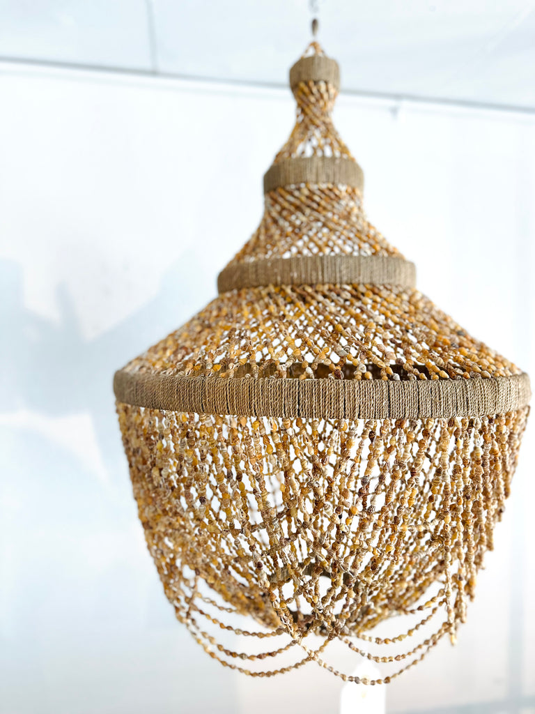Brown chandelier top