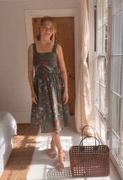 Paxos Midi Dress in Greenbird