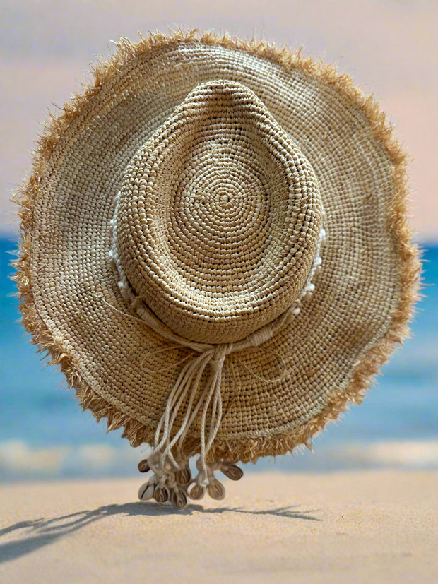 Cowrie Shell Hat Charm