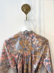 Cotton Batik Belize Shirt Dress in Caramel