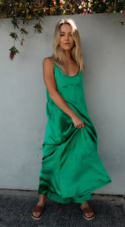 Arielle Maxi Dress in Vivid Green