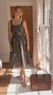 Paxos Midi Dress in Greenbird