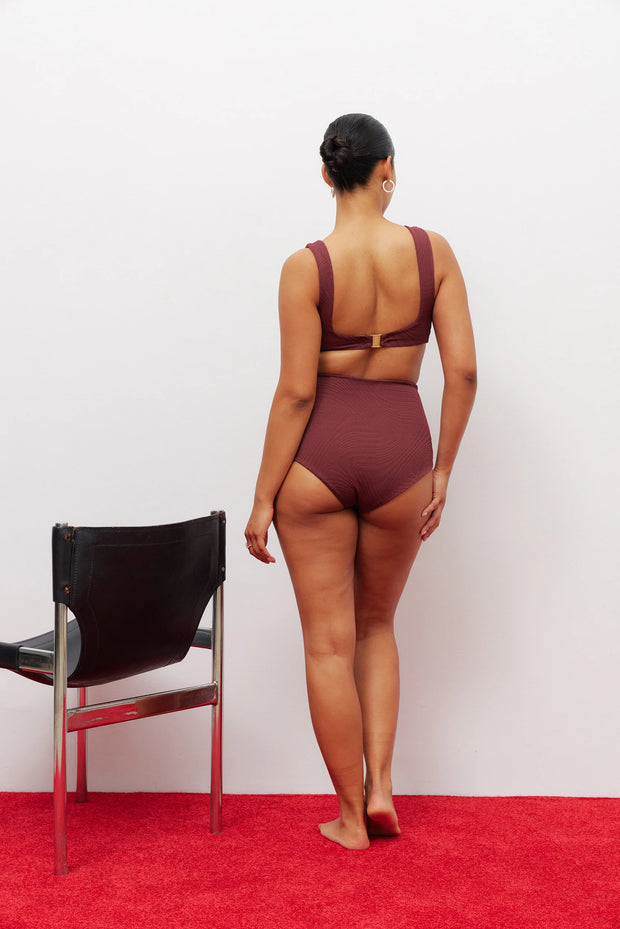 FELLA Franco Bikini Top in Fudge