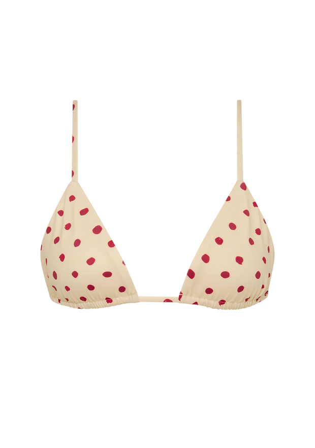 FELLA Arnie Bikini Top in Polka Red