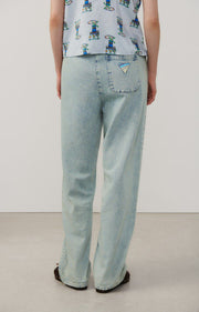 American Vintage Besobay Denim Pants Iridescent Sea Fremantle Perth