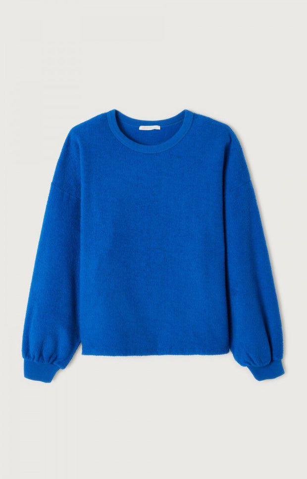 American Vintage Bobypark Sweatshirt in Prussian Blue