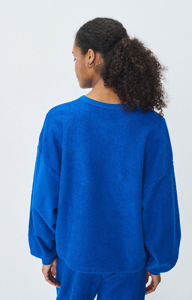 American Vintage Bobypark Sweatshirt in Prussian Blue