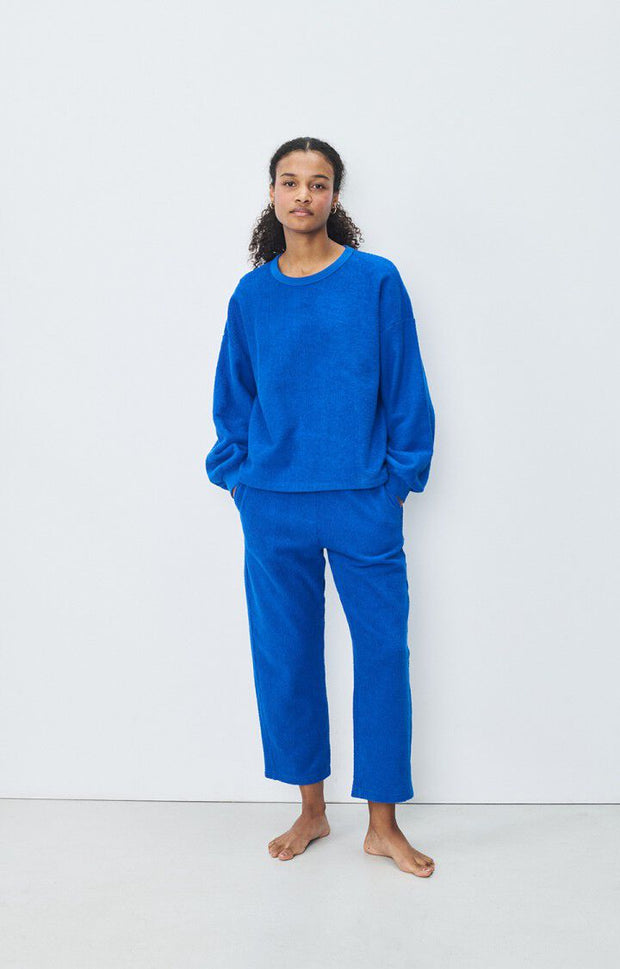 American Vintage Bobypark Sweatshirt in Prussian Blue