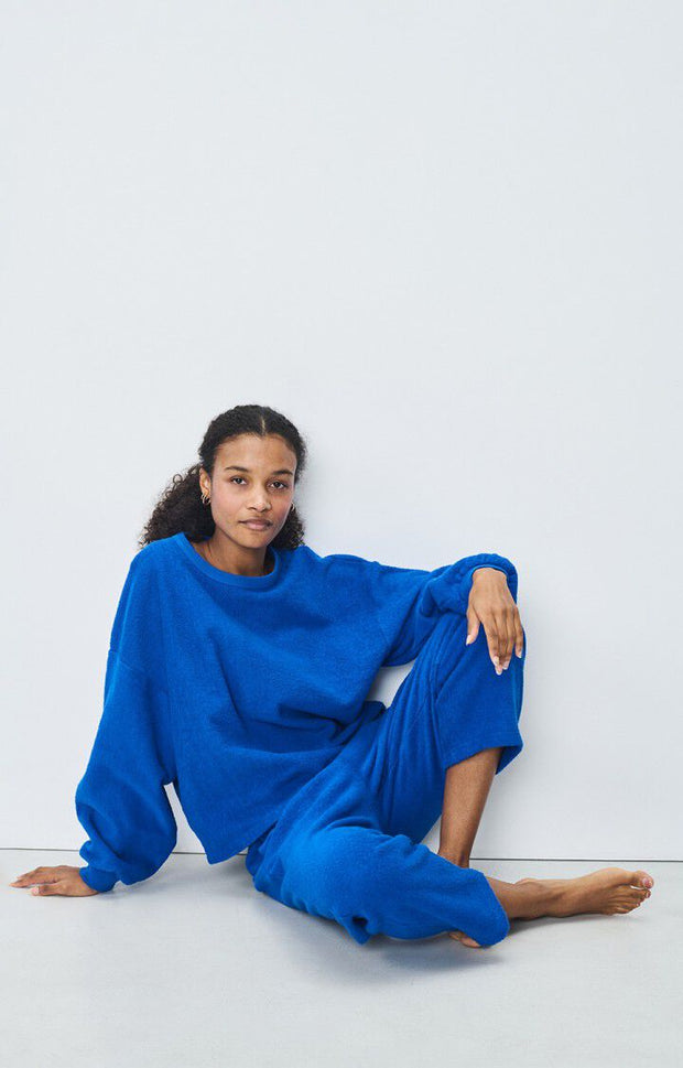 American Vintage Bobypark Sweatshirt in Prussian Blue