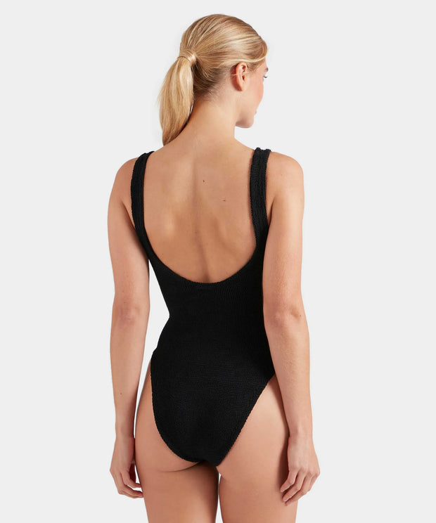 HUNZA G Celine Swimsuit in Black