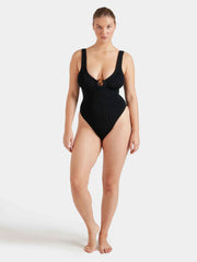 HUNZA G Celine Swimsuit in Black