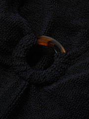 HUNZA G Celine Swimsuit in Black