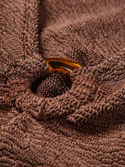 HUNZA G Celine Swimsuit in Metallic Chocolate