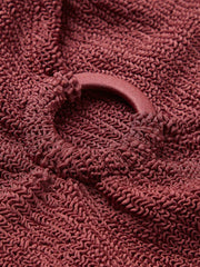 HUNZA G Coverage Celine Swimsuit in Metallic Rosewood