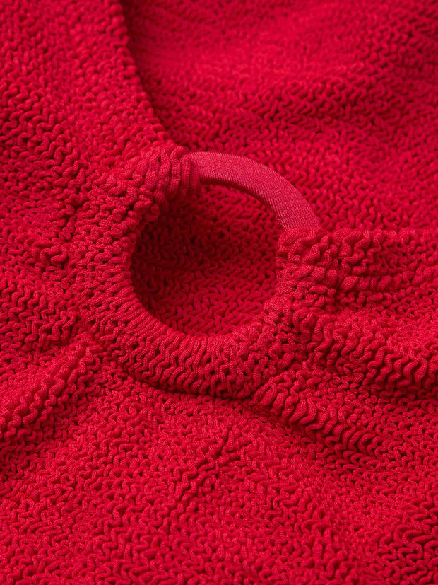 HUNZA G Coverage Celine Swimsuit in Red