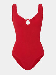 HUNZA G Coverage Celine Swimsuit in Red