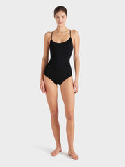 HUNZA G Coverage Pamela Swimsuit in Black
