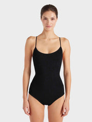 HUNZA G Coverage Pamela Swimsuit in Black