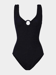HUNZA G Coverage Celine Swimsuit in Black