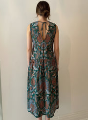 The Tivat Maxi Dress in Greenbird