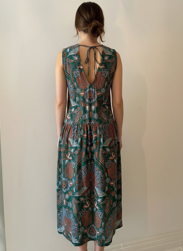 The Tivat Maxi Dress in Greenbird