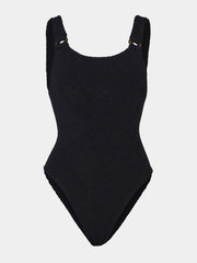 HUNZA G Domino Swim in Black