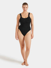 HUNZA G Domino Swim in Black