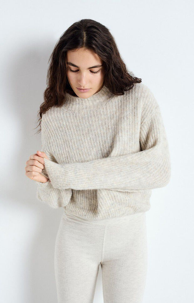 American Vintage EAST Jumper in Powder Melange