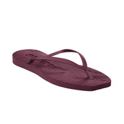 SLEEPERS Premium Grade Tapered Rubber Flip flops in Burgundy