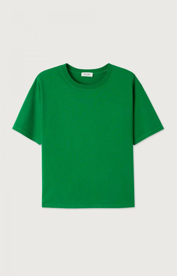 American Vintage Fizvalley Short Sleeve Tshirt in Watercress