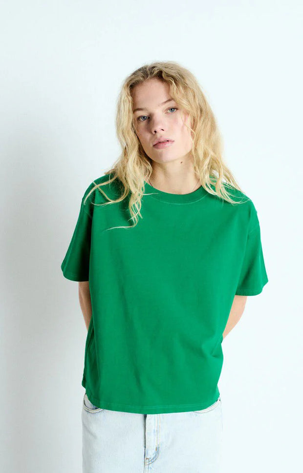 American Vintage Fizvalley Short Sleeve Tshirt in Watercress