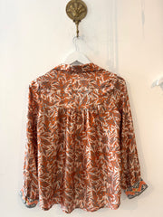 Marseille Silk Blouse in Sunburst