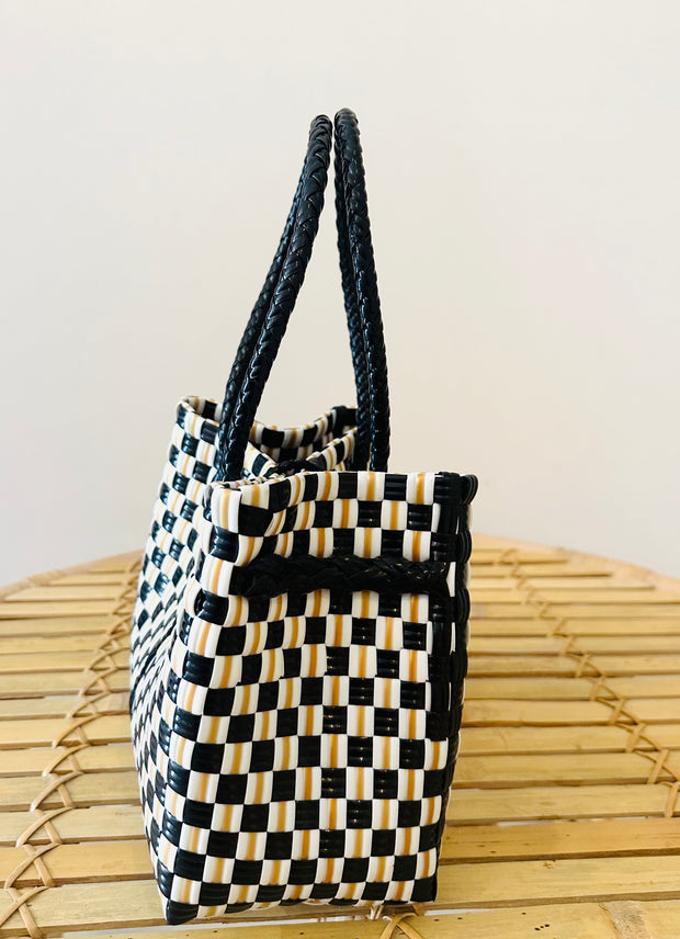 Mini Tote Black & Gold