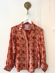 Marseille Silk Blouse in jewelled