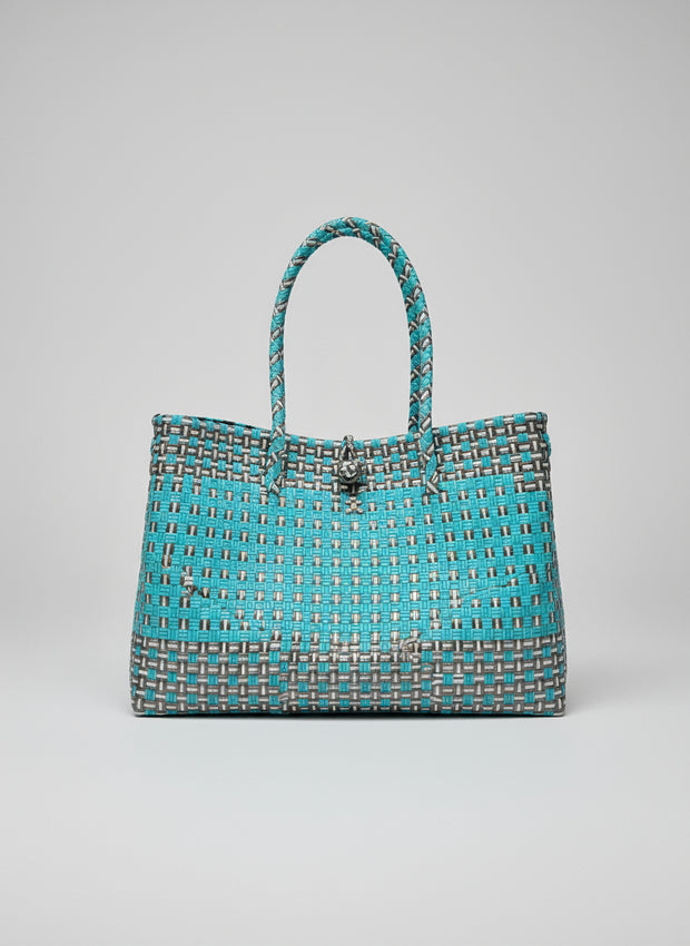 Beach Tote in Light Blue