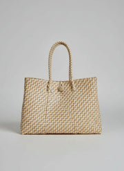 Large Beach Tote in Gold