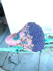 Bicycle Seat Cover in Pink Batik