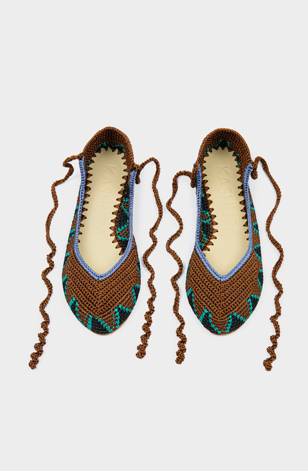 Kashura BALLERINA HIGH ALMOND BROWN