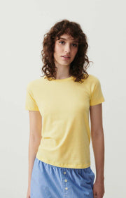 American Vintage Gamipy 21 T Shirt in Lemonade Iridescent sea Fremantle Perth