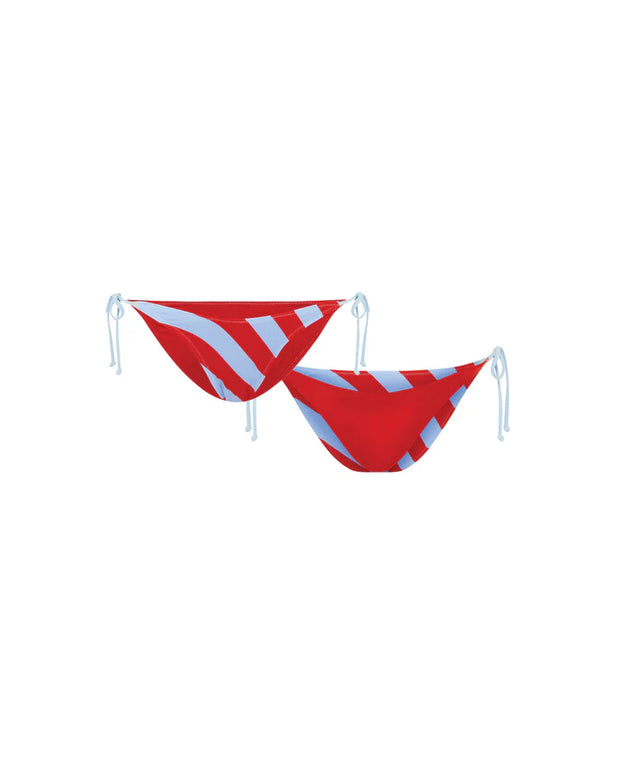 It’s Now Cool The Reversible Tie Pant - Red Blue Stripe
