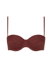 ELLA Rodney Bikini Top in Fudge Iridescent Sea Fremantle Perth