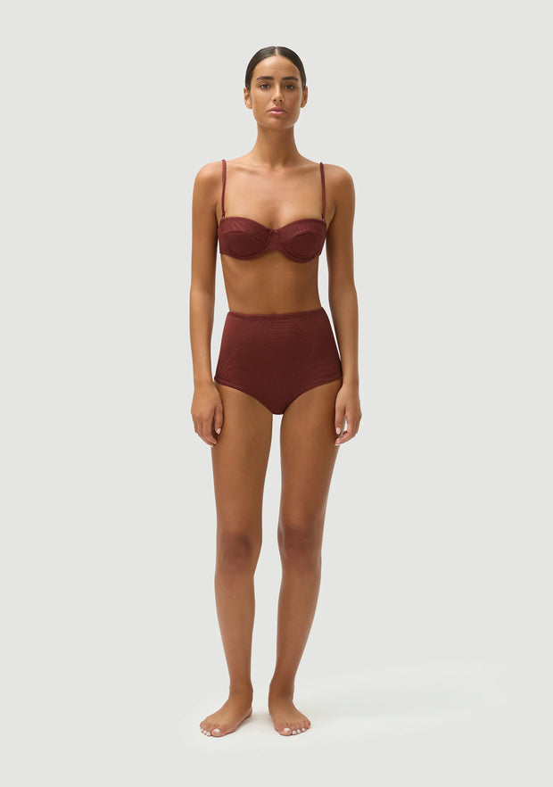 FELLA Rodney Bikini top in Fudge