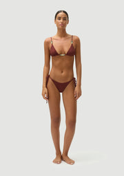 FELLA Marcus Bikini Bottom in Fudge