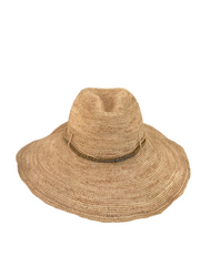 Iridescent Sea Raffia Hat Plain