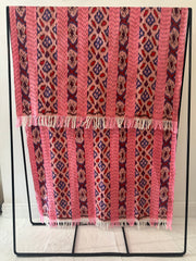 Ikat Pink Beach Towel Sarong