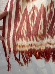 Ikat Beach Towel Sarong in Cinnamon