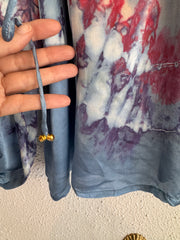 Havana Peasant Silk Blouse in Sunrise