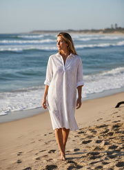 Oversized Beach Shirt Dress - Endless Summer