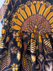 The Ibiza Mini Party Dress in Blackbird